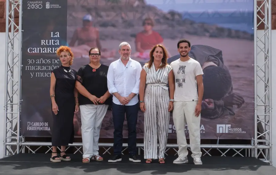 Exposición ‘La ruta canaria, 30 años de migración y muerte’.