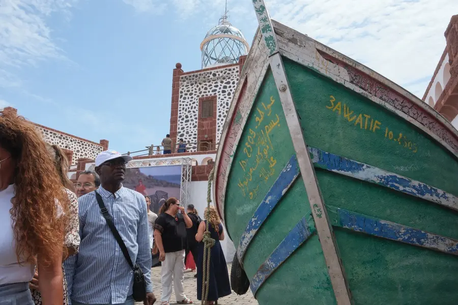 Exposición ‘La ruta canaria, 30 años de migración y muerte’.