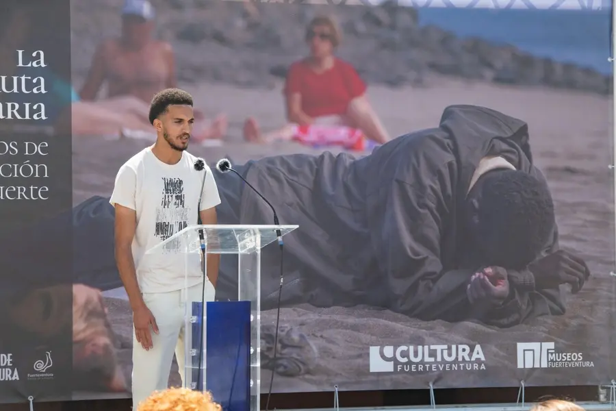 Exposición ‘La ruta canaria, 30 años de migración y muerte’.