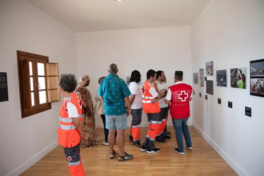 Exposición ‘La ruta canaria, 30 años de migración y muerte’.