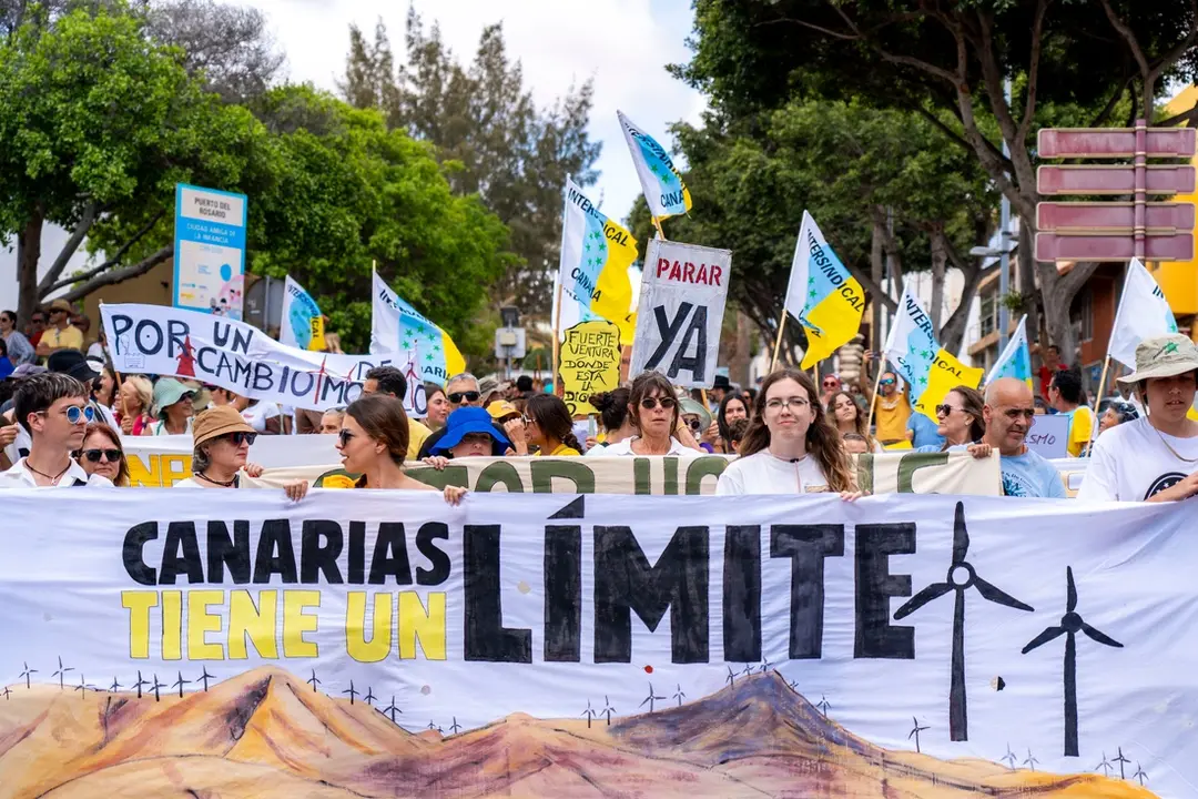 Manfestación del 20A en Fuertreventura.