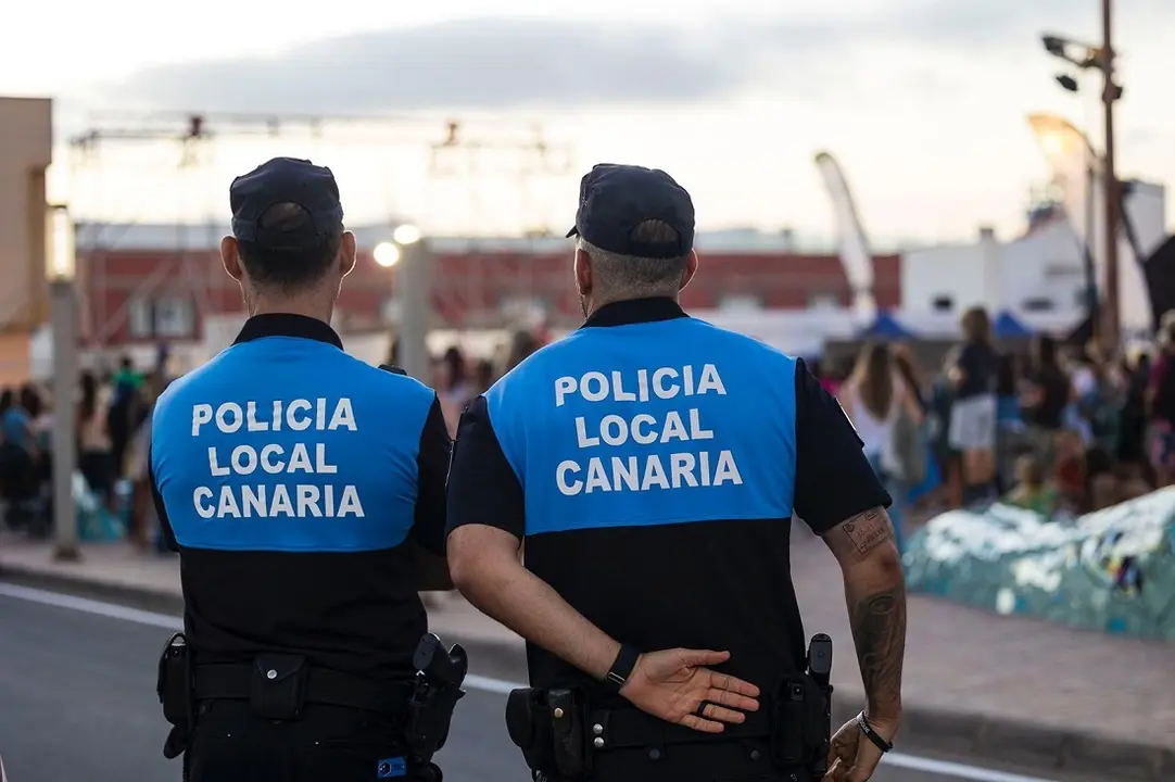 La Policía Local de La Oliva, activa en eventos y espectáculos.