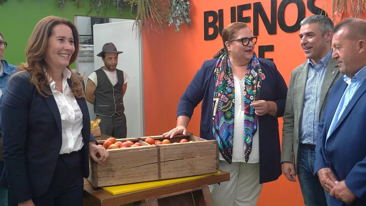 Stand de Tuineje en la inauguración de Feaga 2025.