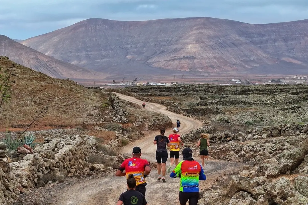 Trail en los paisajes de La Oliva, en la edición 2024 de Paladea Fuerteventura.