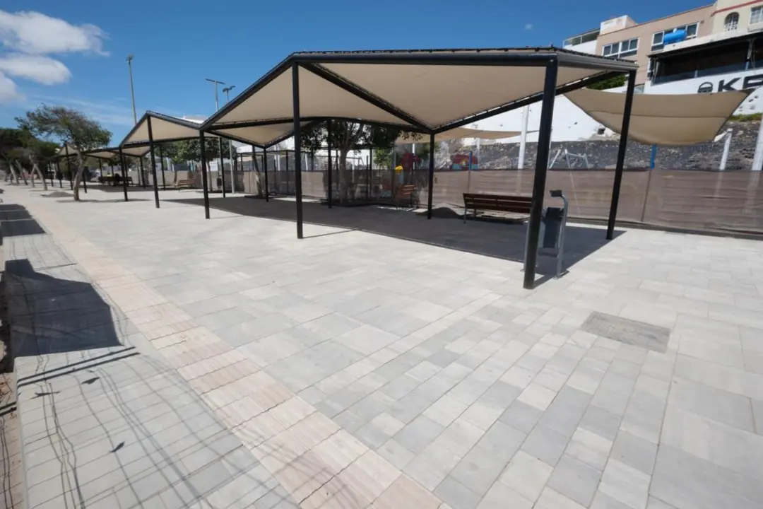 Obras en el Paseo Marítimo de Puerto del Rosario.