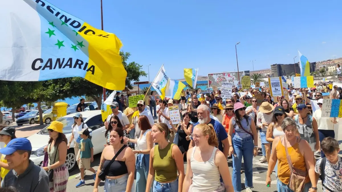 Concentración de Fuerteventura Tiene un Límite, el 18 de mayo de 2025.