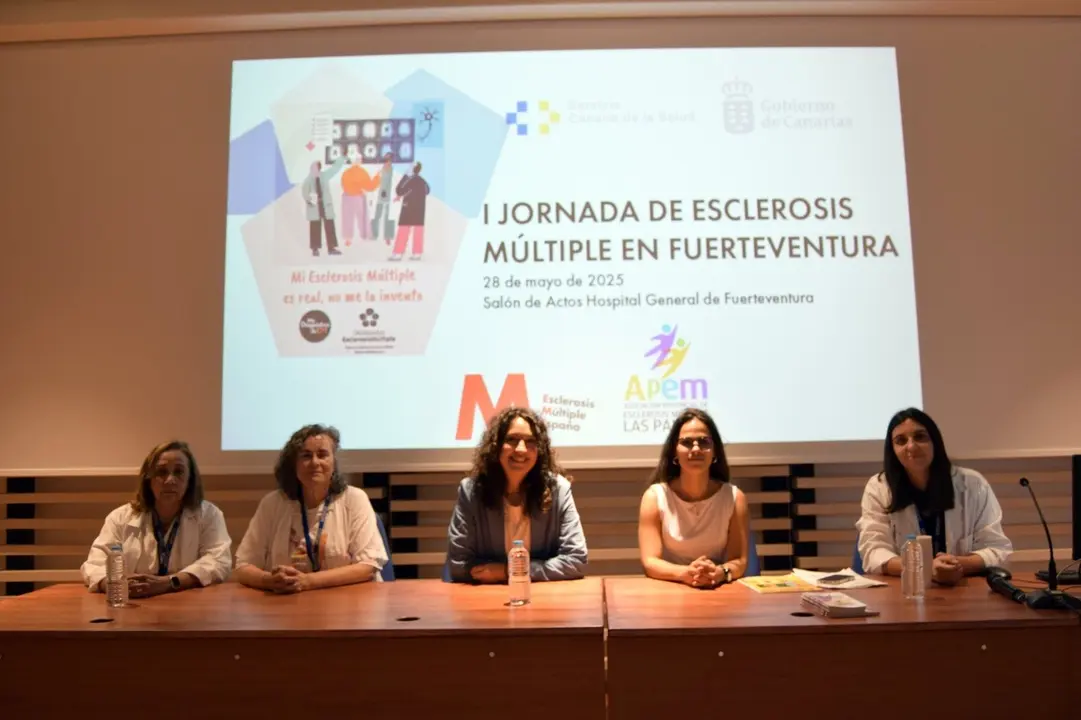 Un momento de la jornada de Esclerosis del hospital.