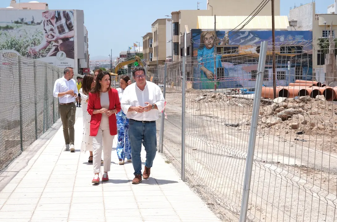 Obras de Turismo desde Gesprotur en la Avenida Primero de Mayo.