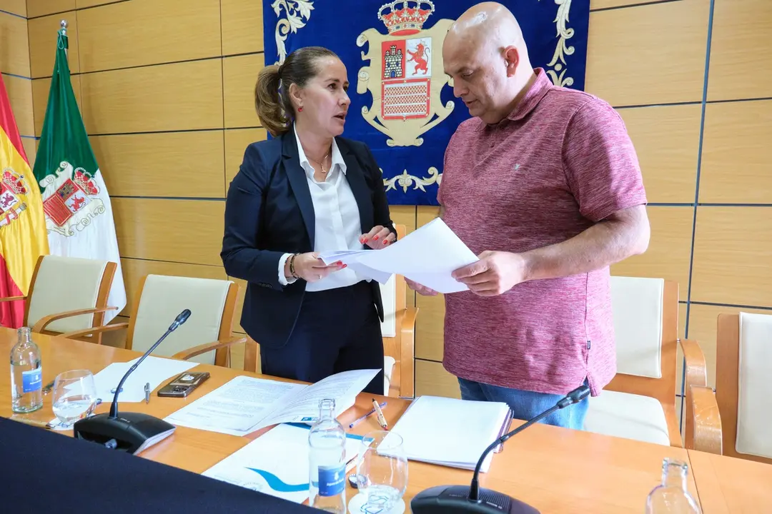 Lola García junto a Víctor Alonso.
