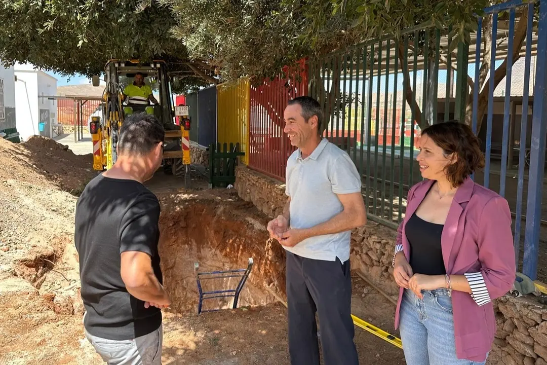 Visita al CEIP Domingo Juan Manrique, en Tetir.
