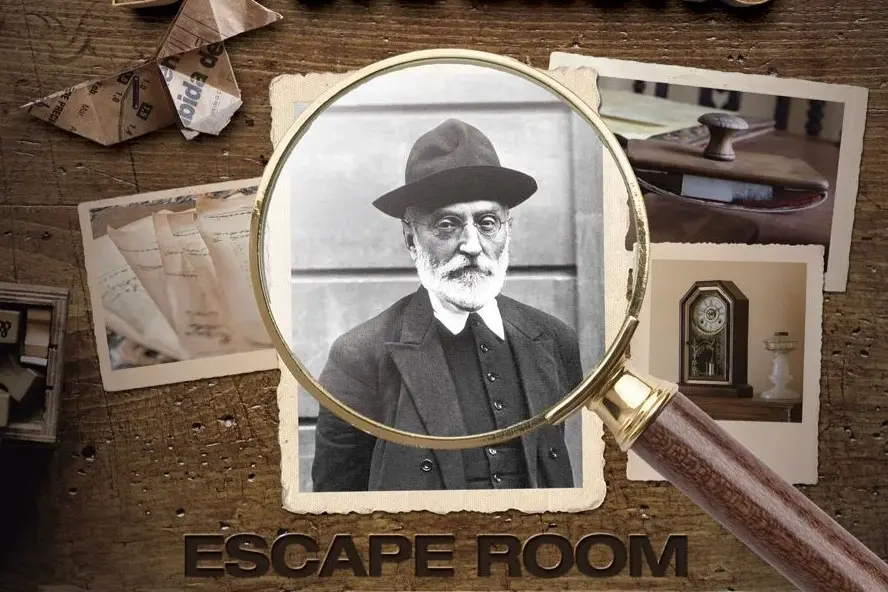 Cartel del escape room 'El Enigma de Unamuno'.