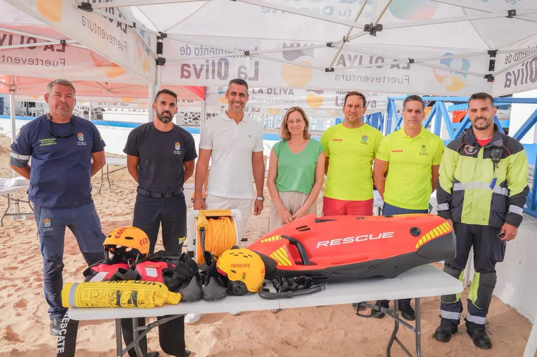 Campaña preventiva de ahogamientos de La Oliva y Fundación MAPFRE.