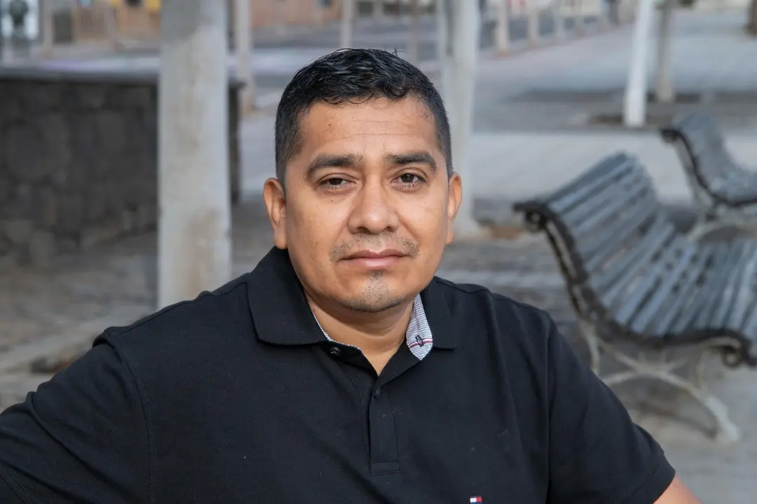 El Salvadoreño César Méndez, ya en Fuerteventura | Carlos de Saá (EFE)
