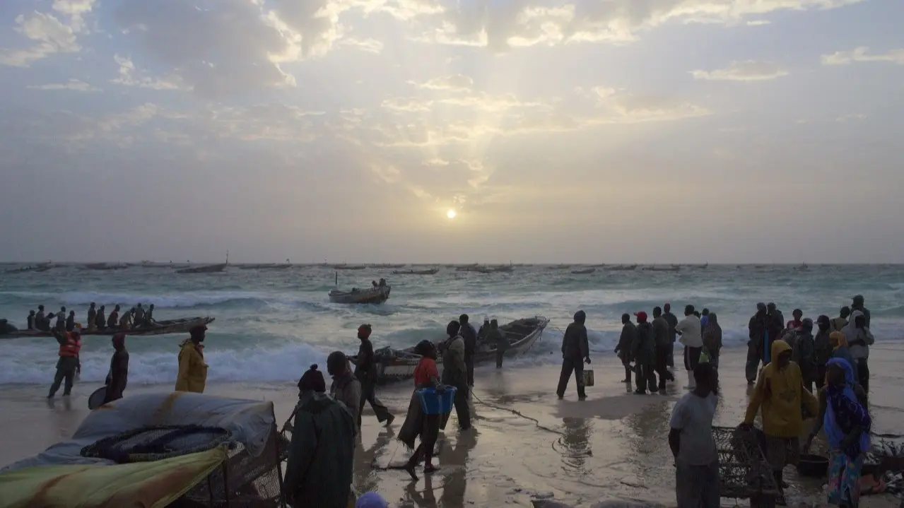 Playa de Nouakchott, en Mauritania, en una imagen de Ammar Hassan, 2014.