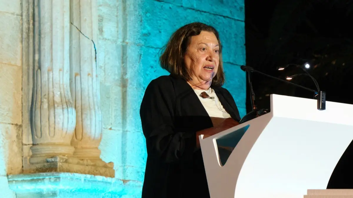 Inma de Armas, pregonando las Fiestas de La Peña 2025