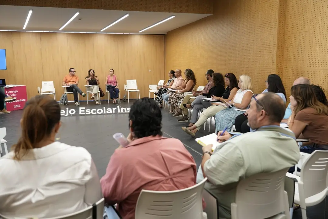 Reunión del Consejo Escolar Insular de Fuerteventura.