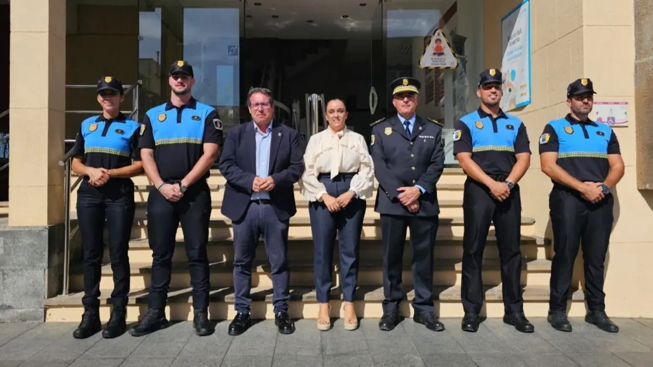 Toma de posesión de los nuevos agentes de la Policía Local de Puerto del Rosario.