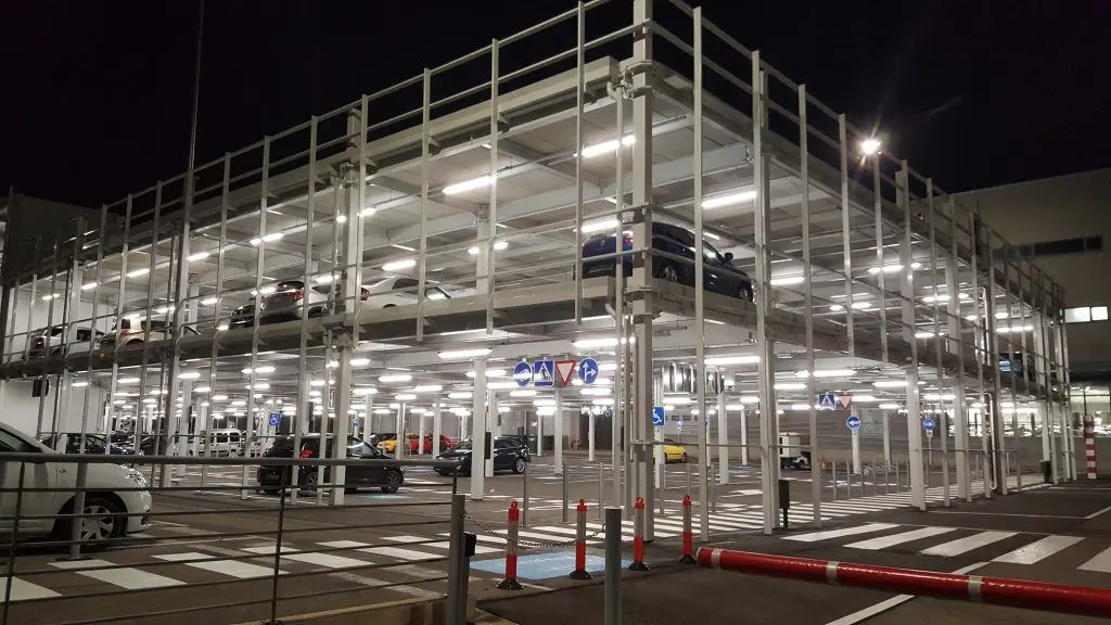 Parking modular, sin relación con esa noticia.