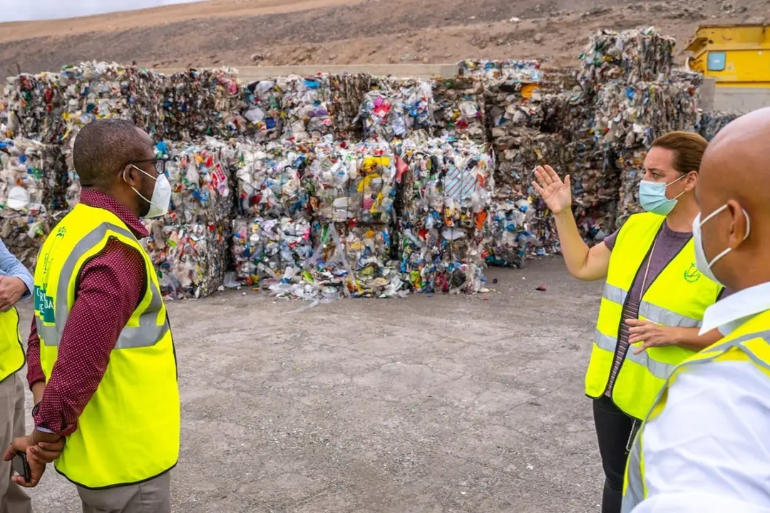 Zona de reciclaje en el Complejo Ambiental de Zurita, en una imagen de archivo.