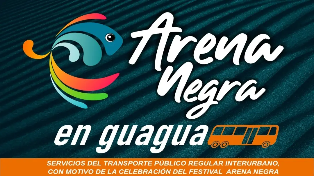 Horarios de guaguas en el Arena Negra 2025