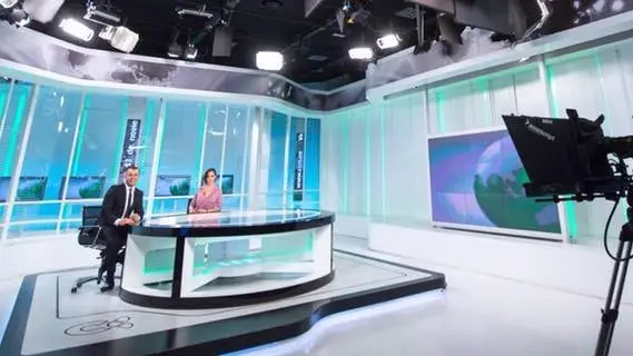 Informativos de Televisi&oacute;n Canaria, antes de abandonar la direcci&oacute;n Paco Luis Quintana.