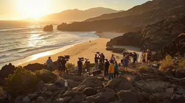 Imagen de un rodaje en las Islas Canarias.