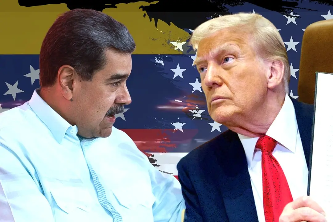Maduro y Trump, una foto-edici&oacute;n de Fuerteventura Digital.
