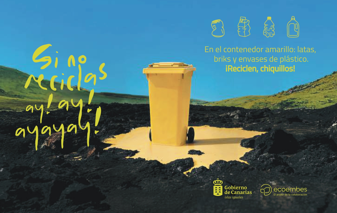 Ecoembes lanza una campa&ntilde;a de sensibilizaci&oacute;n en Canarias.