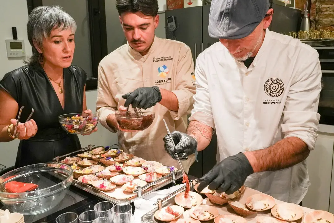 Encuentro gastron&oacute;mico de La Oliva en Madrid, durante Fitur 2026 (7)