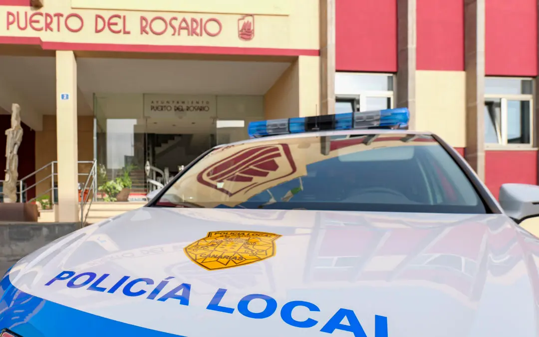 Veh&iacute;culo de la Polic&iacute;a Local de Puerto del Rosario.