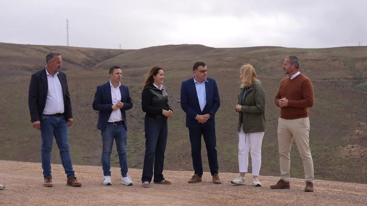 Visita al fin de obras en el Vertedero de Matas Blancas