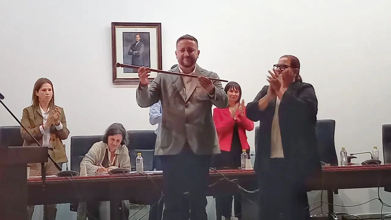 David Herrera toma posesi&oacute;n como alcalde.