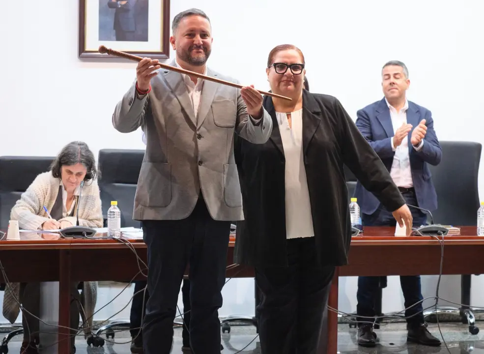 David Herrera toma posesi&oacute;n como alcalde de Tuineje.