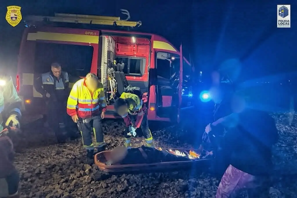 Im&aacute;genes del accidente en el entorno de la Cuesta Perico, en Puerto del Rosario.