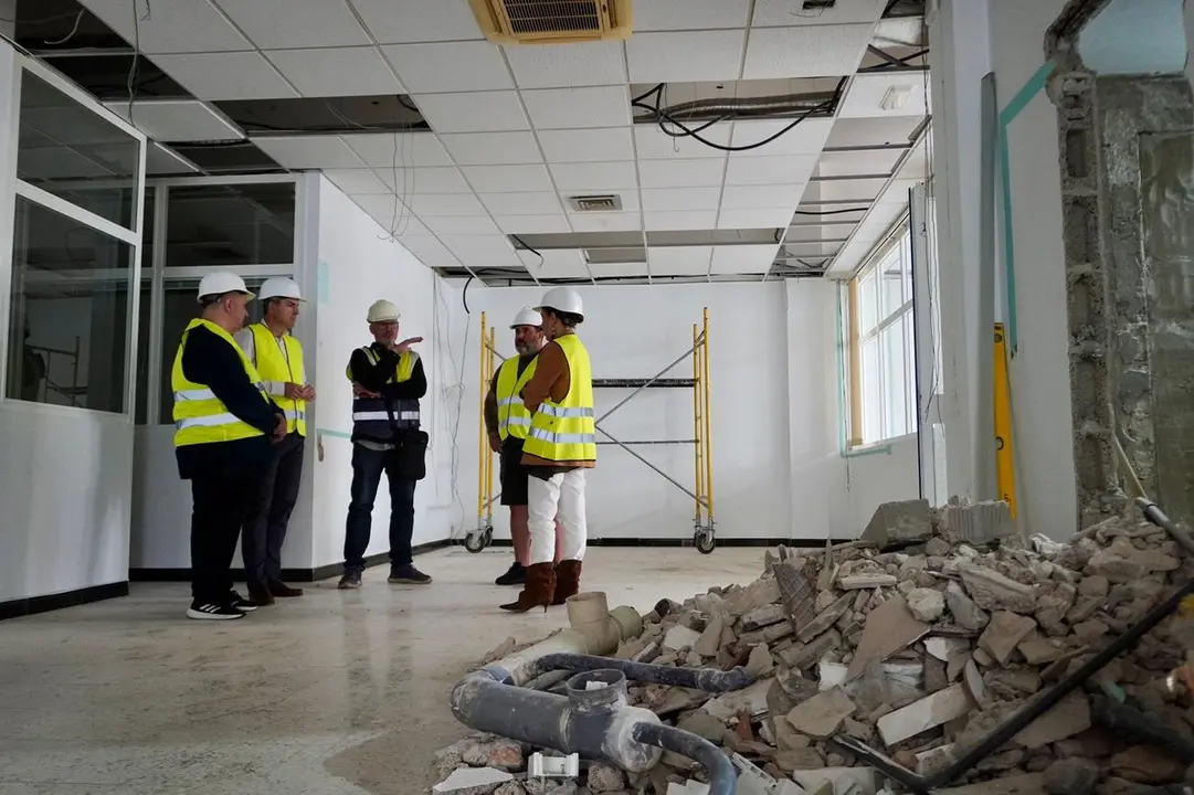 Avance de las obras de la nueva Oficina del Semac en Fuerteventura.