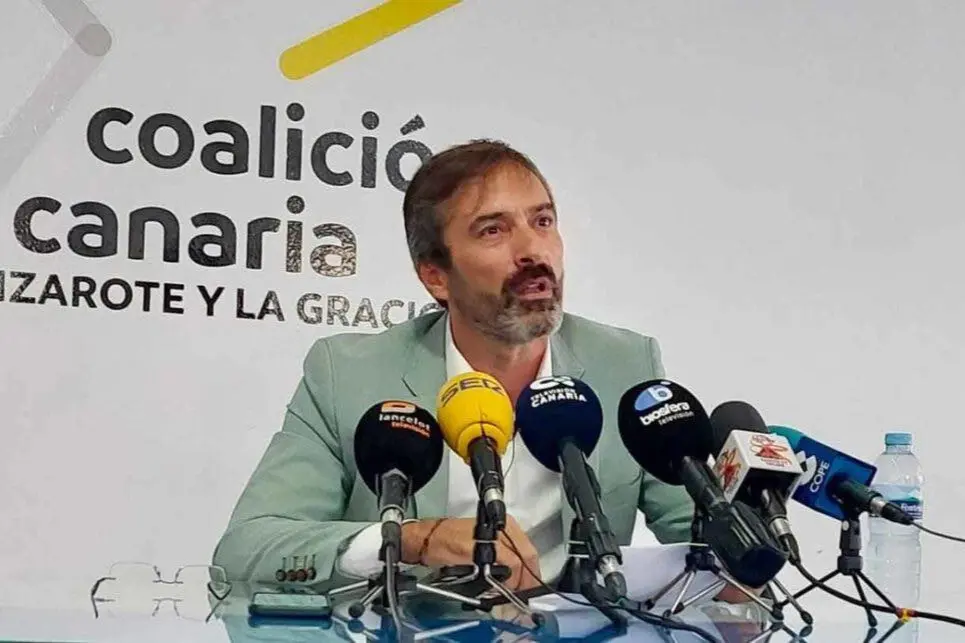 Pedro San Gin&eacute;s comparece en rueda de prensa a cuenta de sus asuntos judiciales, en junio de 2024.