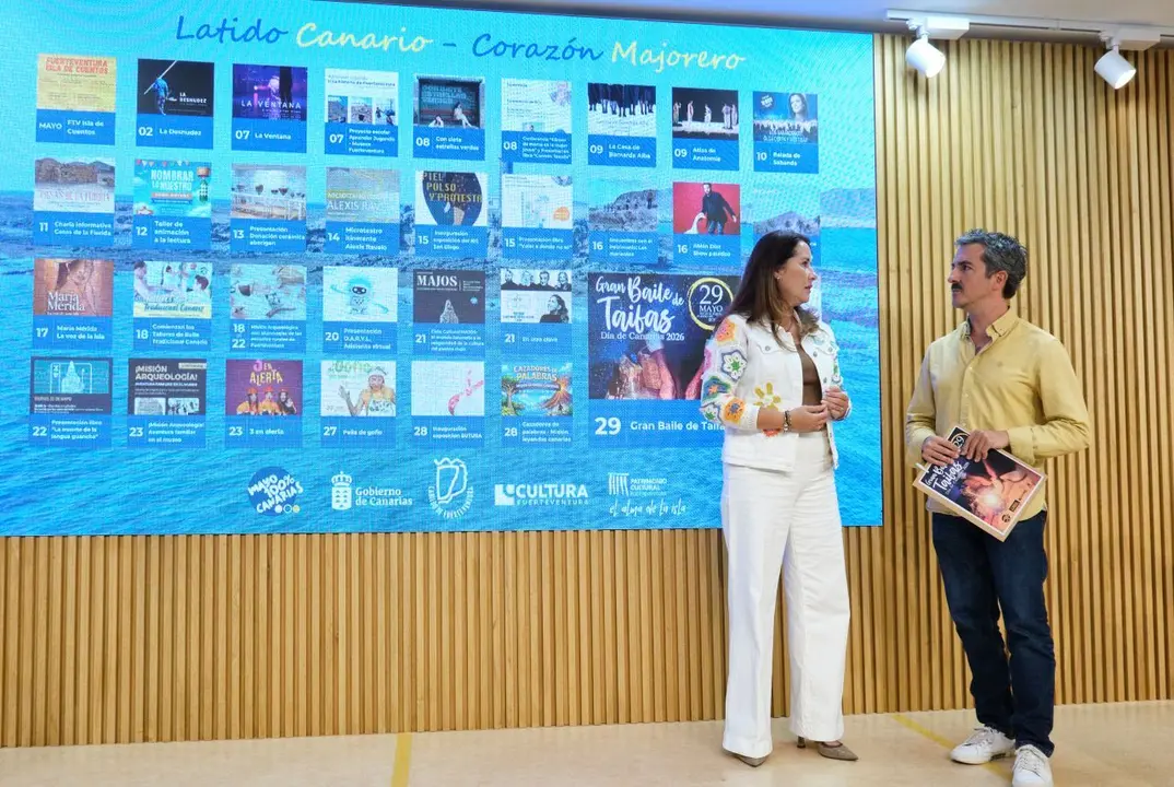 Presentaci&oacute;n del programa de 'Mayo 100% Canarias', en su edici&oacute;n de 2026.