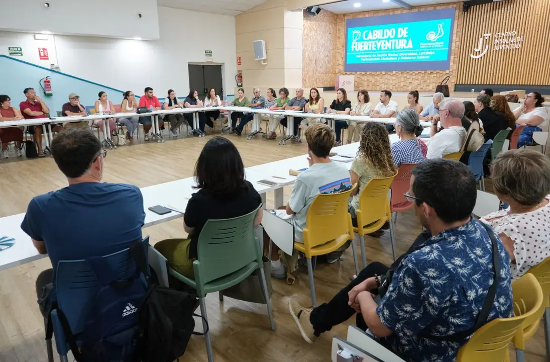 Reuni&oacute;n entre el Cabildo de Fuerteventura y las asociaciones del tercer sector.