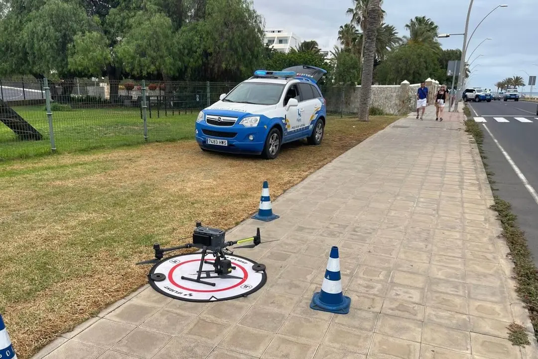 Vigilancia con drones desde la Polic&iacute;a Local de P&aacute;jara.