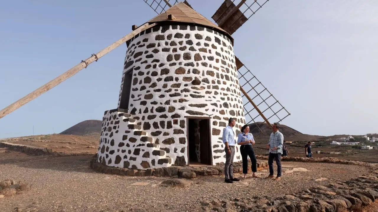 Actuaciones del proyecto de patrimonio Memoria Viva en los molinos de Villaverde.