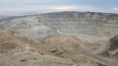Explotación de tierras raras en una localización lejana (Imagen de archivo).