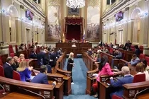Pleno del Parlamento de Canarias, en noviembre de 2024.