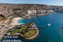 Puerto de Anfi, en una imagen del portal tur&iacute;stico de Mog&aacute;n.
