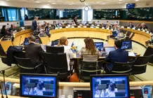 Encuentro de CALRE (cámaras legislativas regionales) en Bruselas.
