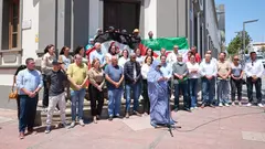 Acto de la comunidad saharaui en el Cabildo.