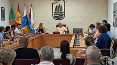 Reunión con entidades deportivas en Puerto del Rosario.