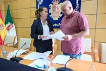 Lola García junto a Víctor Alonso.