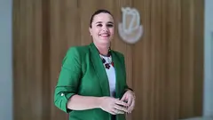 Nuria Cabrera, en el Cabildo