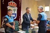 Toma de posesión de los nuevos oficiales de la Policía Local de La Oliva.