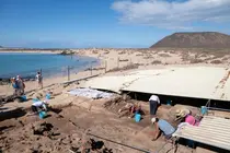 Yacimiento romano en Isla de Lobos.